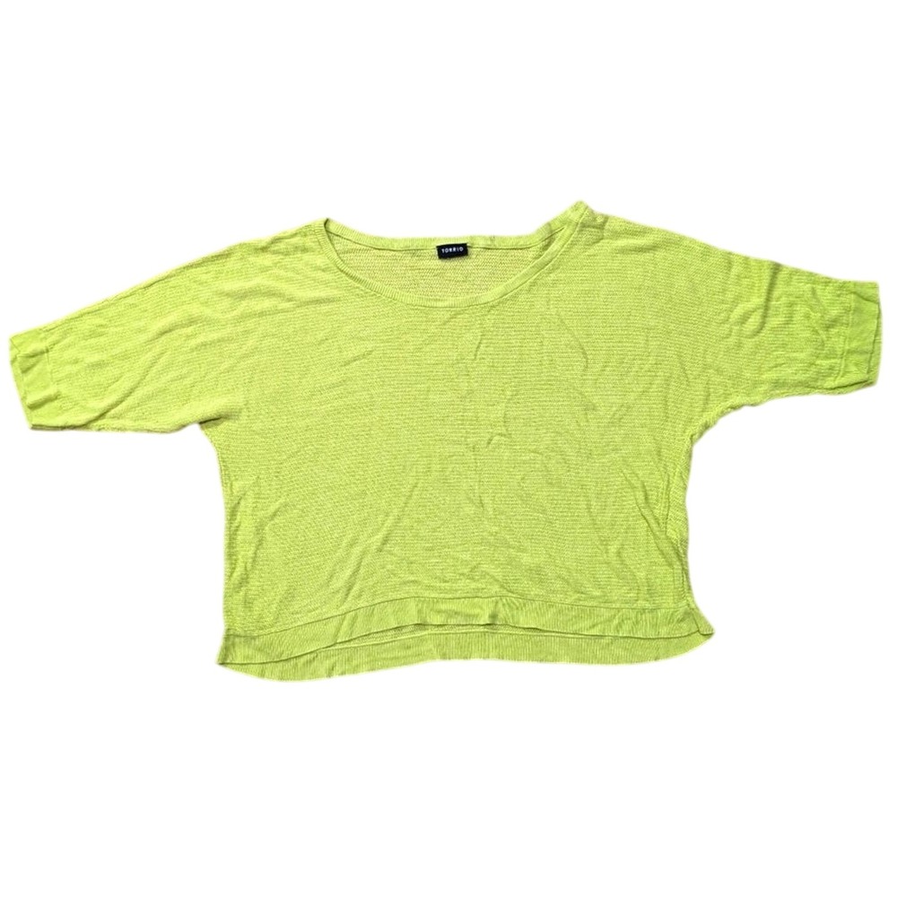 Torrid‎ Plus 1X Lime Green Sweater